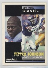 1991 Pinnacle Pepper Johnson #252 0ng2