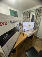 SHARP 43 Inch TV 4K Ultra HD Roku Smart TV with Freely 43HJ4225K 3 HDMI Inputs