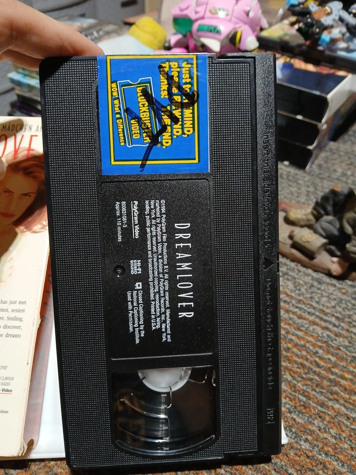 Dreamlover (1994) VHS Unrated EARLY James Spader Madchen Amick Erotic Thriller Foto 4 de 4