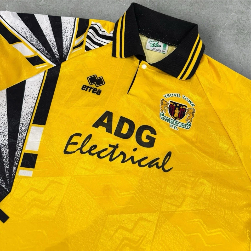 Vintage 1990s Yeovil Town F.C. Away Shirt by Erreà Rare Retro Jersey Size XXL - Image 4 of 4