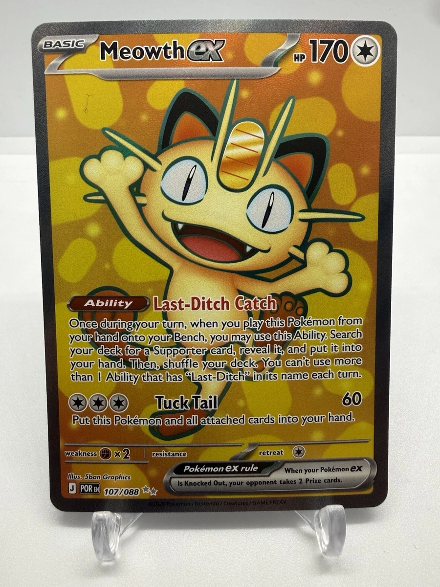 Meowth Pokémon TCG Cards for sale | eBay