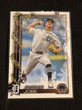 2025 Topps Holiday Jackson Jobe RC Holiday Back Variation SSP #H160 Detroit