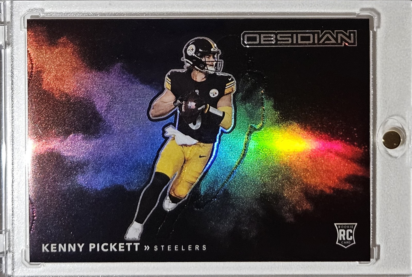2022 Obsidian Kenny Pickett #CCB-KPI RC Color Blast Black CASE HIT Steelers 🔥