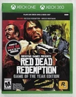 Red Dead Redemption: Game of the Year Edition (Xbox One/Xbox 360, 2017) Series X