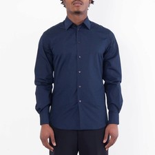 Ferragamo Micro-Patterned Long Sleeve Shirt