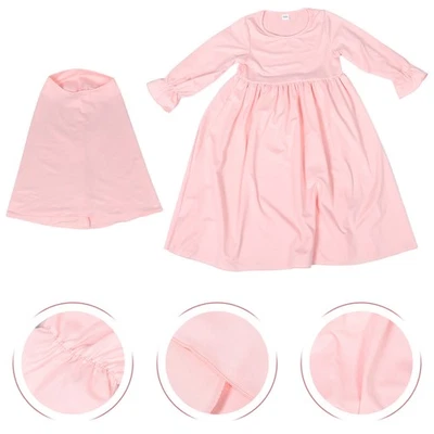 Robe Hijab Pour Tout-petit Vêtements Tout-petits Musulmans De Prière - Photo 1/4