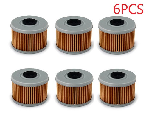 6 Pack Oil Filter For Honda TRX 300EX 300X 400EX 400X Rancher 420 Foreman 500