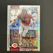 Topps 2026 Series One Elly De La Cruz Holofoil Parallel Card #150 Reds