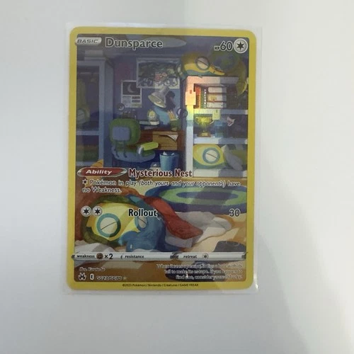Dunsparce GG23/GG70 Crown Zenith Galarian Gallery Pokémon Card English LP