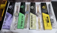 Unused NOS Set Of 4 1997 Burger King Jurassic Park The Lost World Watches