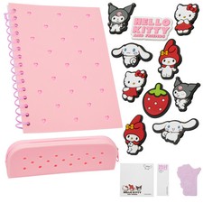 Image of Hello Kitty Kids Stationary Set with Pencil Case Notebook
