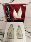 Vtg Old Spice 1997 Shulton Milk Glass 4.25 oz After Shave 2.5 oz Cologne Box Set