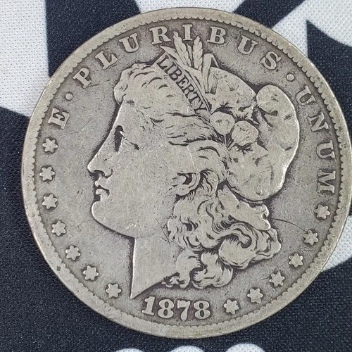 *CC* 1878-CC US Morgan Silver Dollar - VG Condition