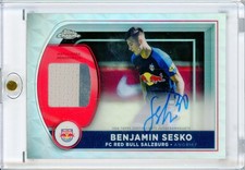 2022-23 Topps Chrome Salzburg Set BENJAMIN SESKO Kit Patch AUTO Autograph 46/49