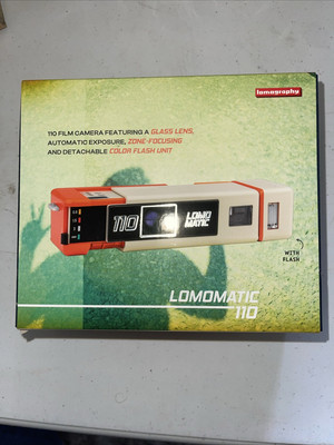 Lomomatic 110 Camera & Flash Golden Gate (Film Format 110) from japan (new)