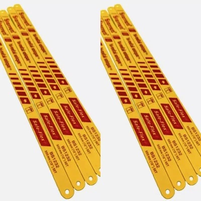 10 x Starrett Bi-Metal Unique Safe-Flex Hacksaw Blades 300mm 12" x 32 tpi