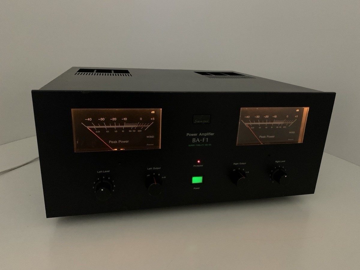 希少品 パワーアンプ SANSUI サンスイ 山水 BA-F1 通電確認済 SANSUI BA-F1の仕様 サンスイ