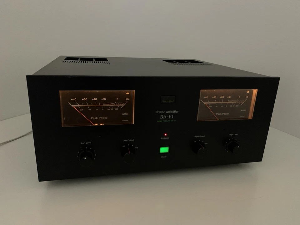 Sansui Ba F1 Stereo Power Amplifier 2X 110 Watts RMS Vintage 1979 Work Good Look - Image 2 of 4