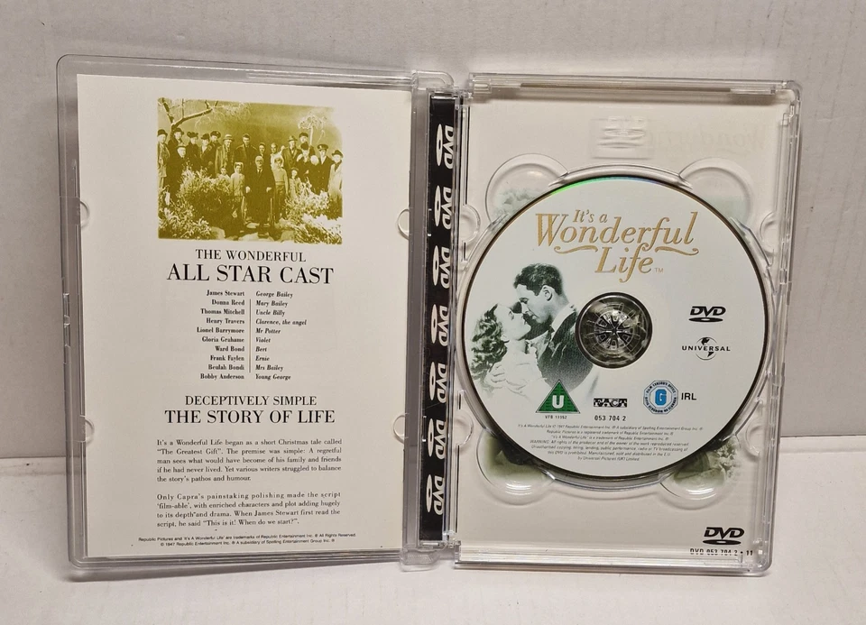 It's A Wonderful Life DVD The Collectors Edition 1999 - Image 3 of 3