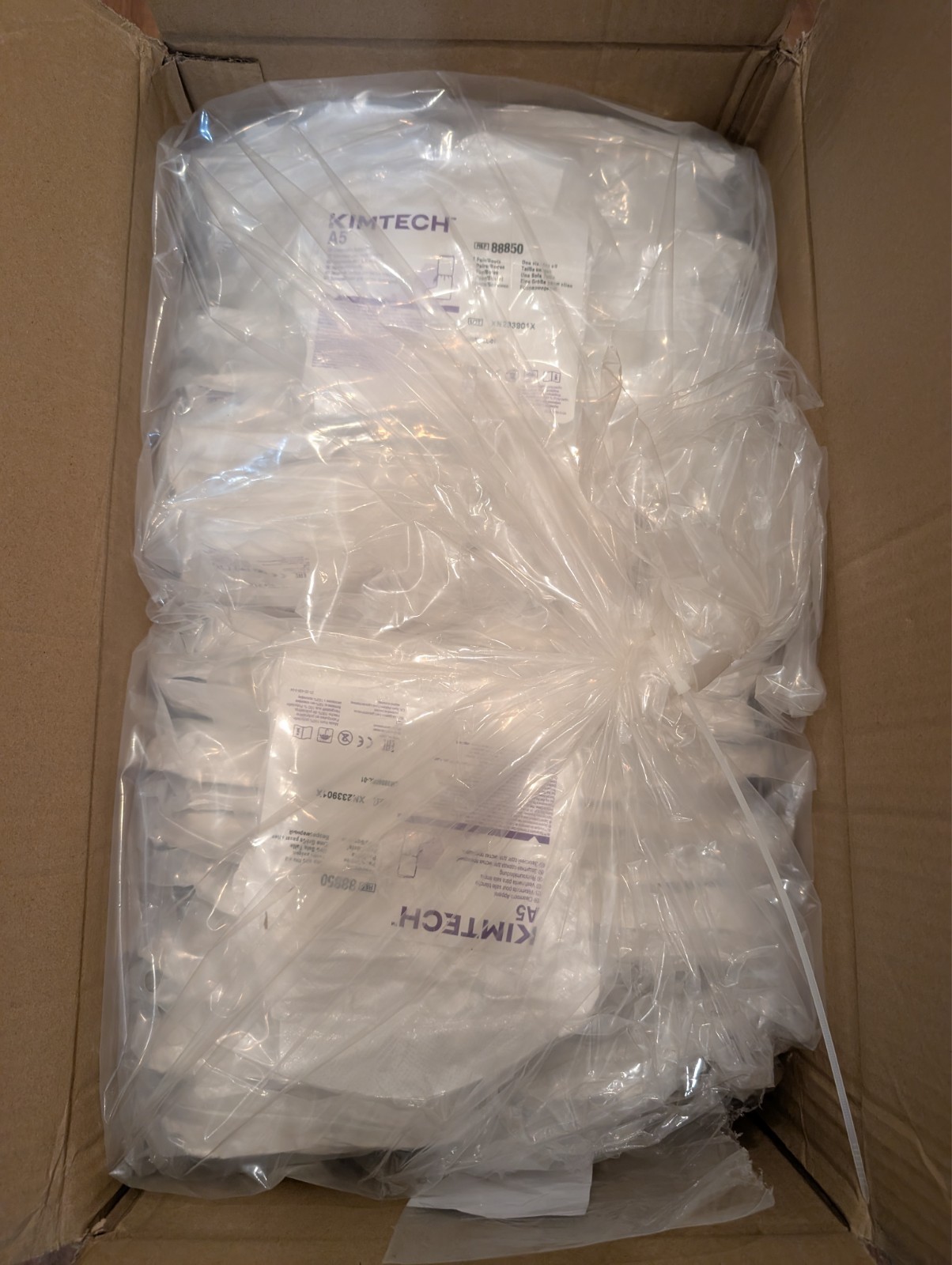 Kimtech 88850 A5 Cleanroom Boot Covers, SMS, ISO 5, Tie, 100 Pair, Universal Fit