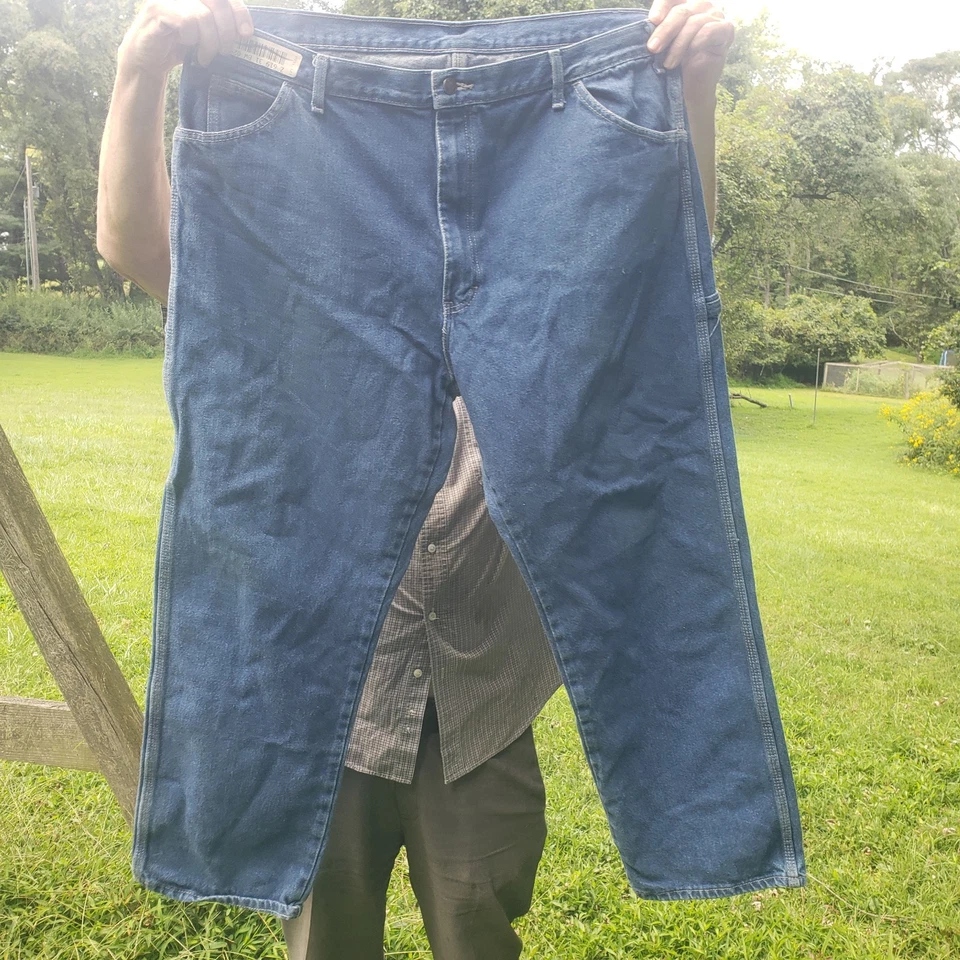 Dickies Carpenter Jeans Pants Men's 42x30 Relaxed Fit Blue Utility Work NO TAGS - Image 4 of 4