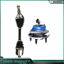 Front Right Wheel Hub Bearing & CV Axle Shaft For Buick Allure Pontiac Montana