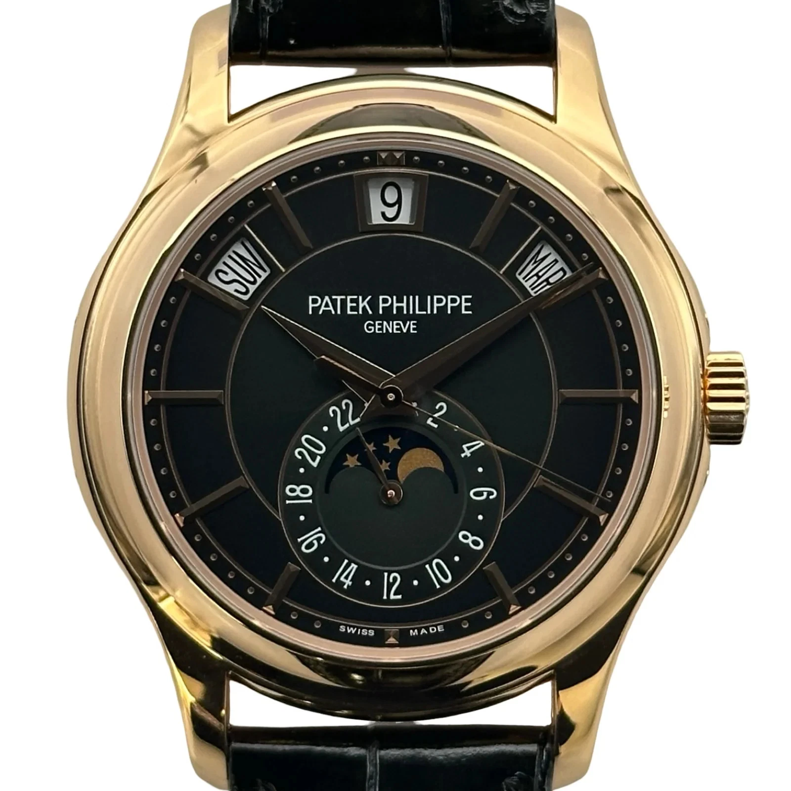 Patek Philippe — PATEK PHILIPPE 5205R-011 40mm PG Green Dial Automatic Watch 2022 #OKW180