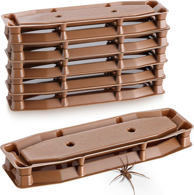 Spider Traps Indoor, 6 Pack, Extra Sticky Brown Recluse Traps, Spiders Killer fo