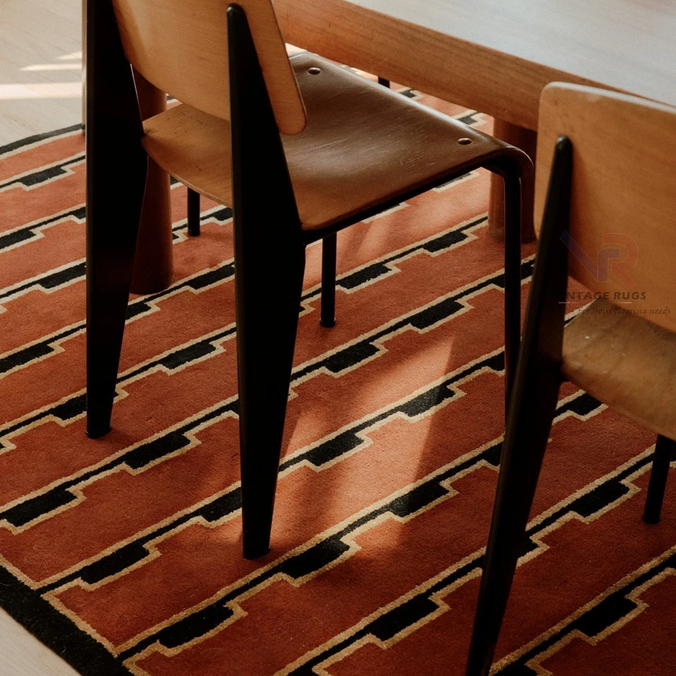 Handmade Wool Rug Hand-Tufted Nordic Knots Design Area Rug – Modern Luxury Decor - Image 4 of 4