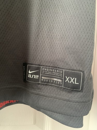 Nike Elite Limited Dri Fit Mens Basketball Jersey Ohio State LeBron James XXL 23 - Picture 3 of 7