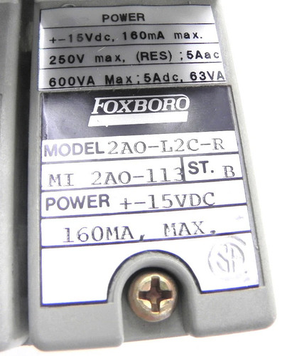 Foxboro Output Module Isolated 2AO-L2C-R - Picture 2 of 3