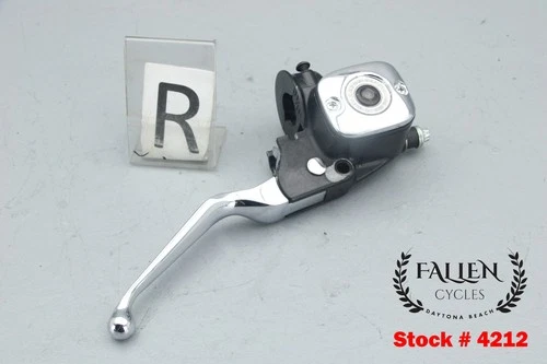 2007 Harley Road King Front Brake Master Cylinder + CHROME CAP & LEVER #4212