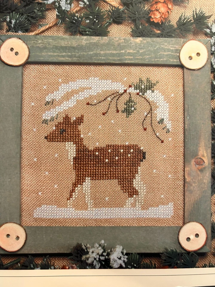 Fawn Bitty Buttons #1 Cross Stitch - The Victoria Sampler - Image 2 of 3