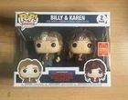 Funko POP 2-Pack Billy & Karen Stranger Things 2018 SDCC Exclusive Vinyl Figure
