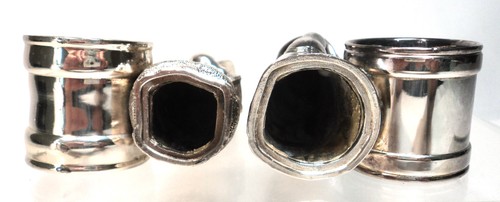 Meriden Britannia Silverplate Boy & Girl Napkin Rings 2 & 3 - Picture 6 of 7