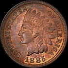 1885 Indian Head Cent - PCGS MS64RB