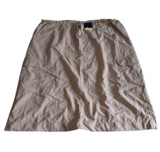 Old Navy Utility Cinch Cargo Nylon Skirt Tan Womens XXL