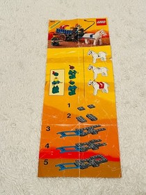 LEGO Forestmen 1680 Hay Cart with Smugglers 1877 Crusader's Cart Complete OBA