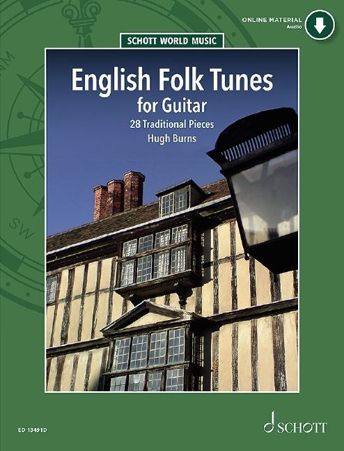 English Folk Tunes for Guitar guitar (easy - intermediate) with Online material