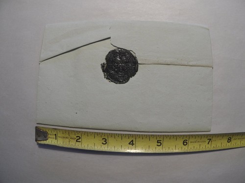 1840 Handwritten Latin Letter with Wax Seal from Jesvin, Croatia Ephemera - Picture 2 of 13