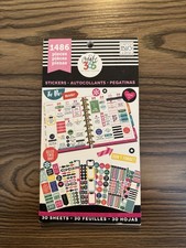 The Happy Planner Everyday Plans Sticker Book 1486 9 missing Pieces PPSV-02