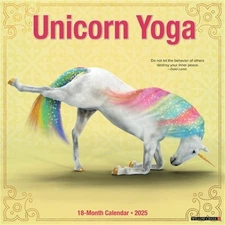 Unicorn Yoga 2026 12 X 12 Wall Calendar (Bookbook - Detail Unspecified)