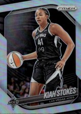 2025 Panini Prizm WNBA #58 Kiah Stokes Silver Prizms