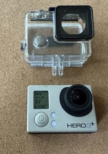 GoPro HERO3+ Action Camera - Silver W/64GB MICRO SD & GOPRO WATERPROOF CASE