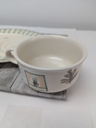 Pfaltzgraff Naturewood Snack Plate with Soup Bowl Cup - 第 4/13 張圖片