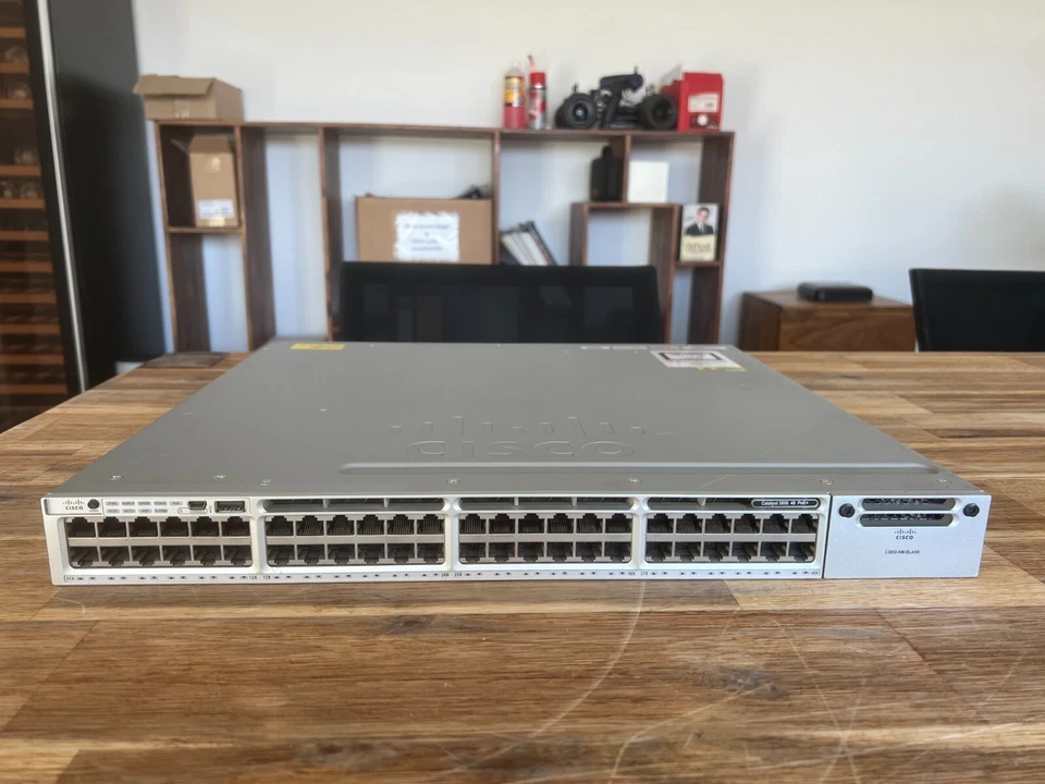 WS-C3850-48P-S Cisco Catalyst 3850 48 Port PoE IP Base