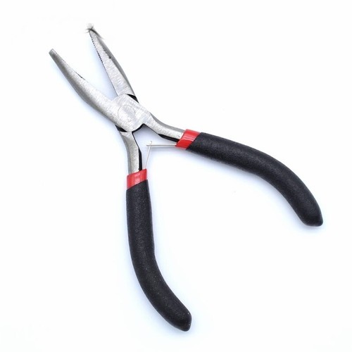 Stainless Steel Needle Nose Pliers Jewelry Makings Hand Tool Black 12.5cm 1Pcs - Picture 3 of 22