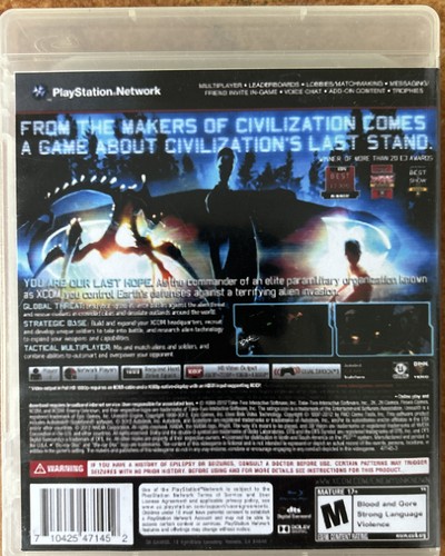 XCOM: Enemy Unknown (Sony PlayStation 3, 2012) Getestet / Ohne Handbuch - Bild 2 von 5