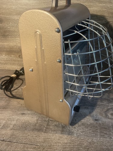 Vintage Markel Space Heater Neo-Glo Fan Heater Art Deco, Steam Punk  - Picture 3 of 8