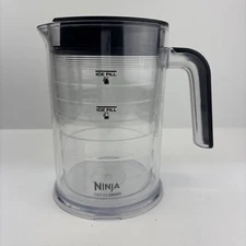 Ninja Over Ice Cream Maker Fill Carafe Pitcher Top Clear Black NC300